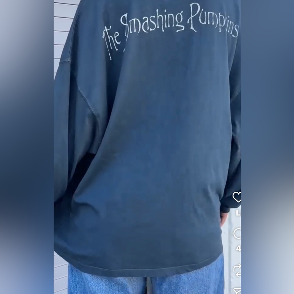 NWT Smashing Pumpkins daydreamer graphic long sleeve tee - Picture 5 of 12